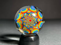 Image 1 of Triple Rainbow Millefiori Marble