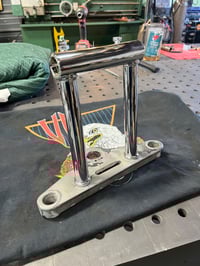 Image 2 of 4.75” Chrome Widened and Extended Cast Riser 