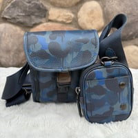 Image 1 of COACH Charter North/South Crossbody With Hybrid Pouch With Camo Print