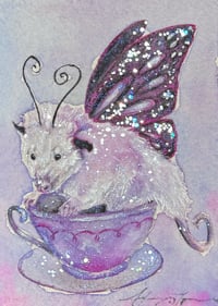 Image 1 of ‘Yeti-fly’ Original Painting ~ Framed 