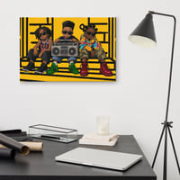 Image 4 of Canvas Print ABC (Amazing Black Children)