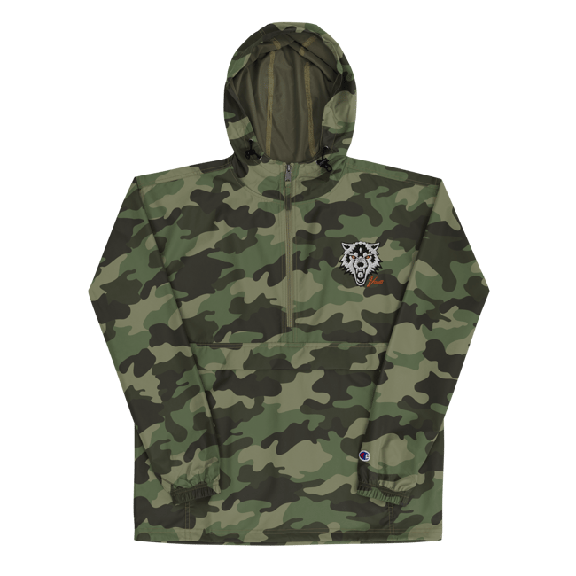 Vault x Champion Packable Jacket Military Green Camo