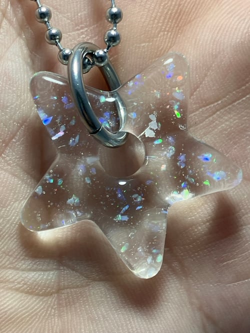 Image of chunky crushed opal star