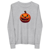 Image 4 of Youth Long Sleeve Tee - Classic Jack O Lantern