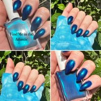 Find Me In The Atlantic- Blue Turquoise Nail Polish