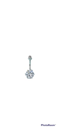 Rhinestone Belly Bar