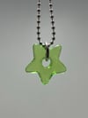 mini lime green star