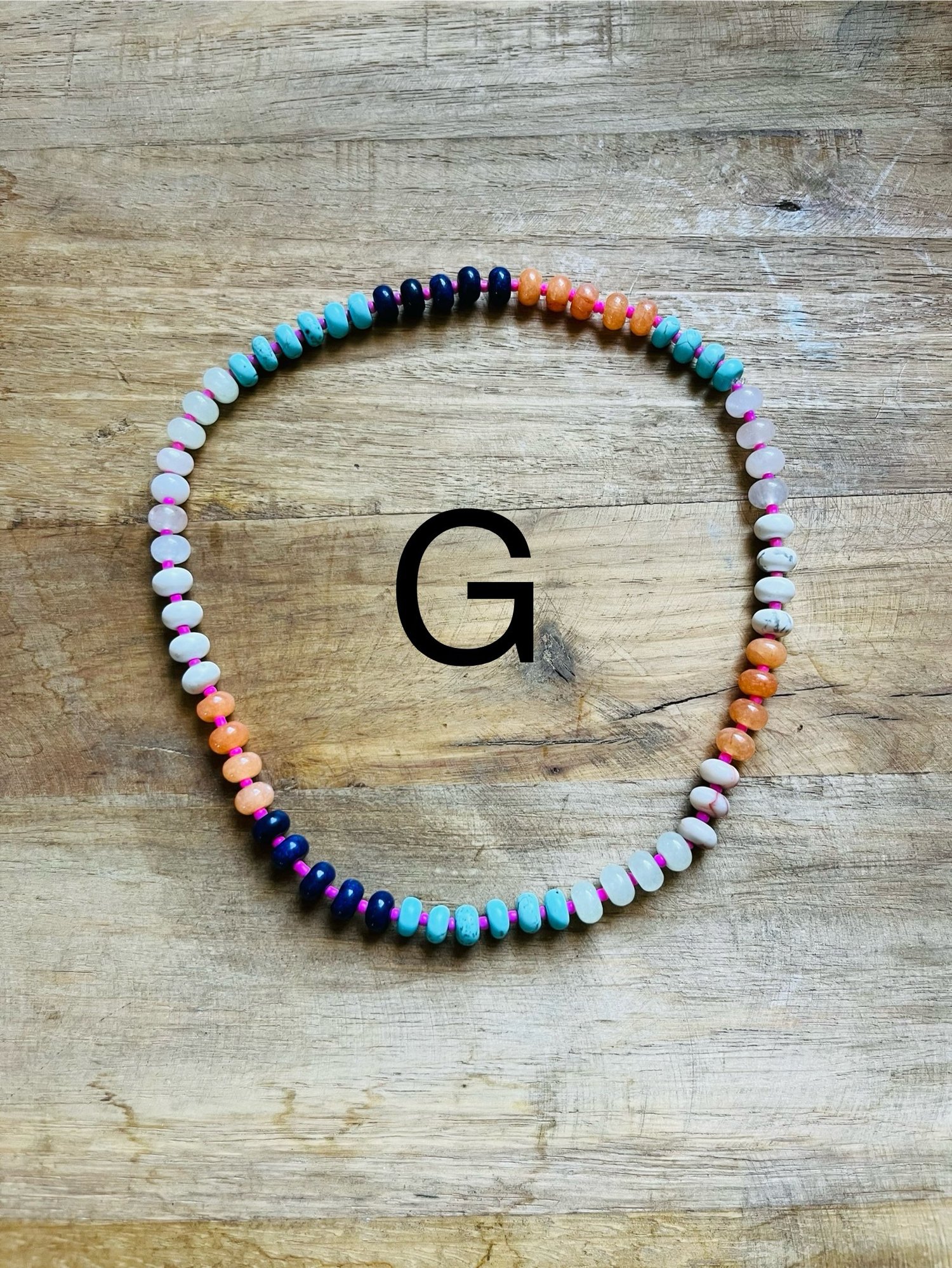 Image of Stone Beaded Necklace
