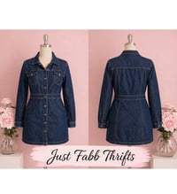 Image 2 of New Sz 16 Mwah Jeans Diva Denim Dress #162*1.15
