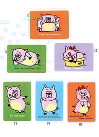 Image 3 of silly pig stickers