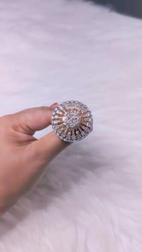 Image 8 of ADR45020_ Big American Diamond Adjustable Ring