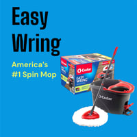 Image 2 of O-Cedar EasyWring Microfiber Spin Mop with Bucket System