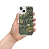 Image 15 of Flora and Fauna Goblincore Grunge Snails and Moss Clear Case for iPhone®