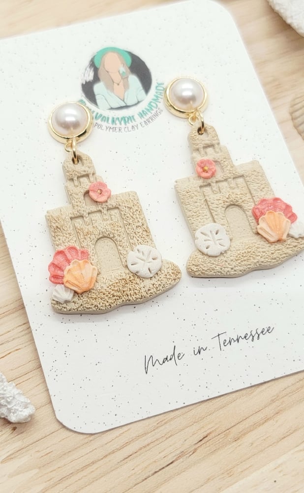 Image of Sunkissed Sandcastle Dangles 
