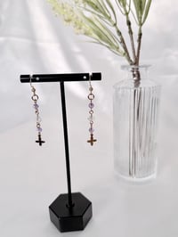 Lavender Flower Earrings