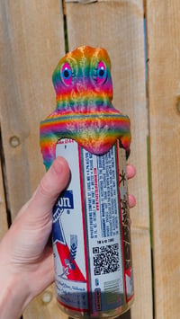 Image 1 of Pride Fundraiser Brewdorah Can Topper Buddy with Metal Straw