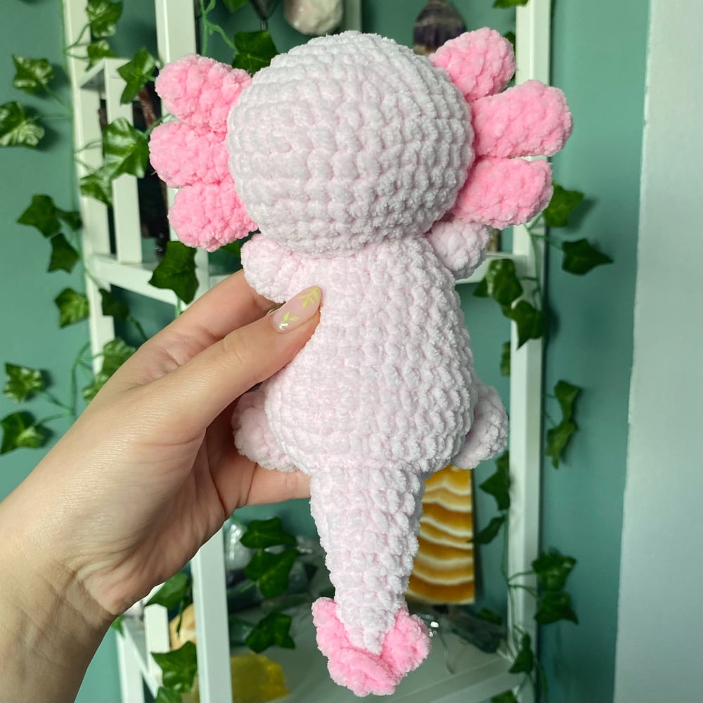 Image of Crochet Axolotl