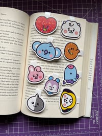 Image 2 of BT21 Magnetic Bookmarks