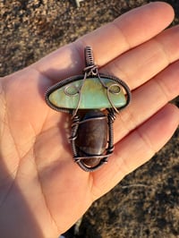Image 1 of Peruvian Opal & Network Jasper Mushy