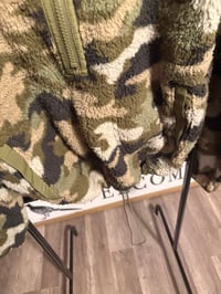 Image 3 of Camo crop fleece 
