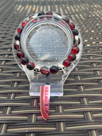 Image 4 of Men Halloween bracelets with knife charm 