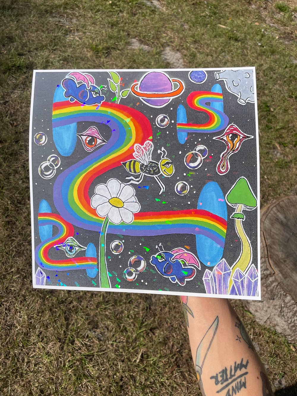 Image of What’s Reality Holographic Print 
