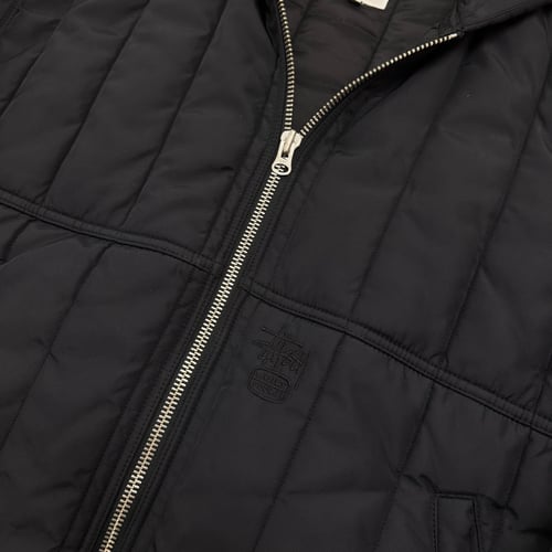 Image of Stussy “Built Tough” Nylon Quilted Work Jacket, Size Large