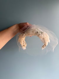 Image 9 of 1960s Flower Net Veil