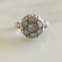 Image 3 of FOILED ROSE CUT DIAMOND RING