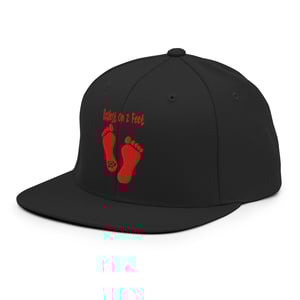 Image of Red 2 Feet Snapback