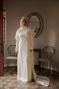 Image 6 of 1970s Dress & Scarf Set