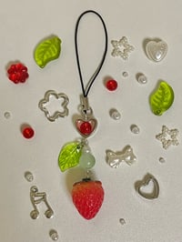 Image 3 of strawberry phonecharm