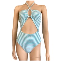 Image 7 of Baby Blue Stripe swimsuit