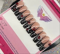 Image 1 of Polkadot LadyBug Nails 