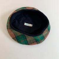 Image 3 of Edie wool beret tartan
