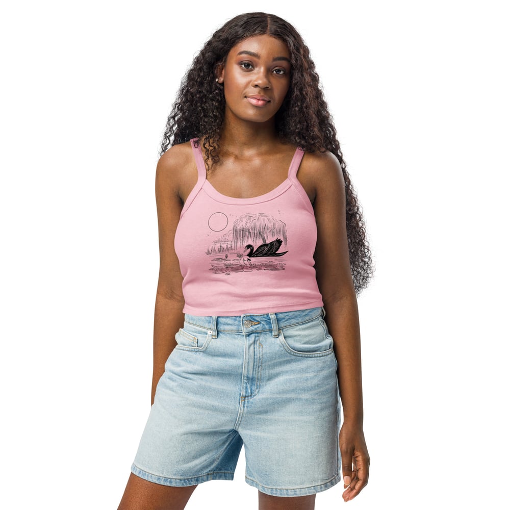 Swan Lake Women’s micro-rib tank top