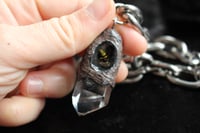 Image 2 of dead good chunky quartz and wasp amulet