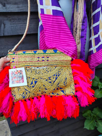 Image 2 of Shake your tassels- Bag- clutch or cross body/shoulder GOLD