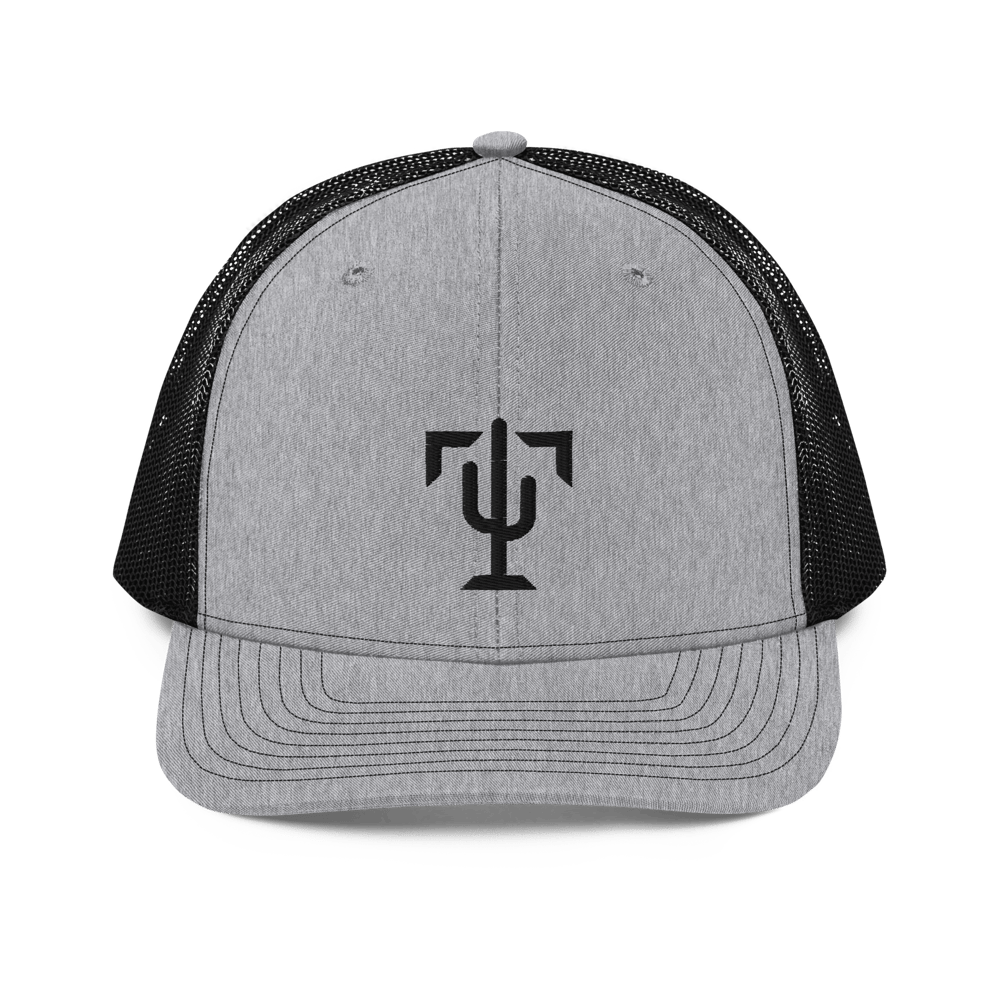 Image of Tucson Icon Trucker Cap (Black-On-Gray)