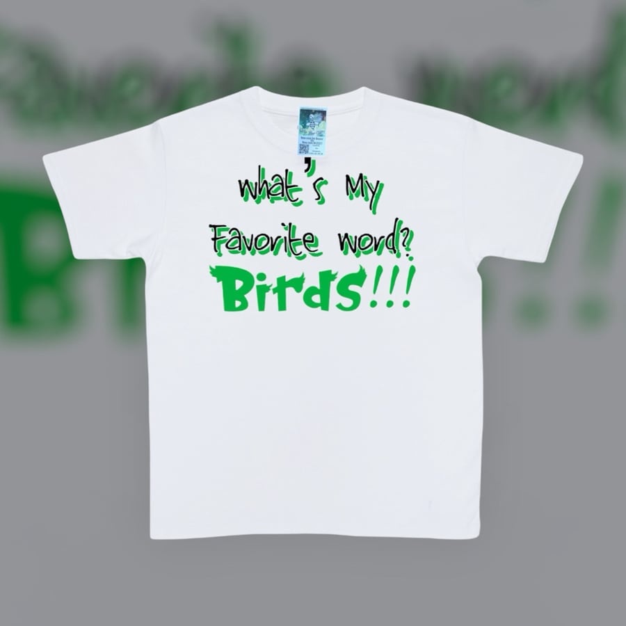 Image of what’s my favorite word BIRDS 