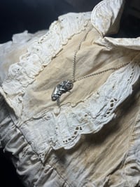 Image 2 of 926 silver cast of a hare embryo with silver blackening