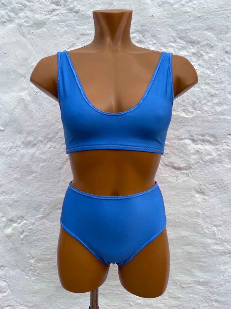 Image of Bikini alto Mediterráneo-Fucsia