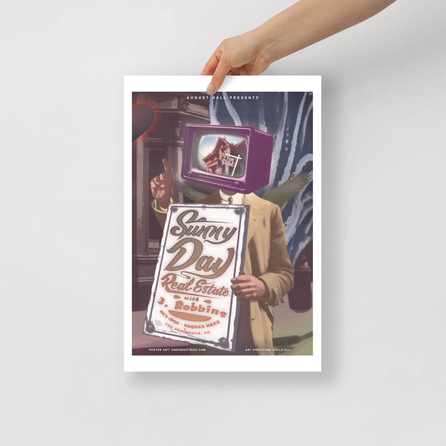 Image of Sunny Day Real Estate + J. Robbins 12x18 Gig Poster #2