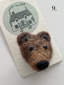 Needle Felt animal brooches