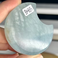 Image 3 of Aquamarine Moon With Stand (34B)