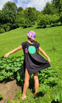 Image 3 of "Happy Blue" Twin Tunic, Size L/XL