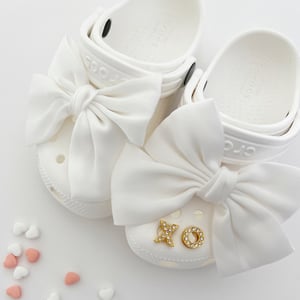 Image of Rhinestone Valentines Croc Charms