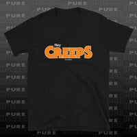 Hey Creeps Orange Short-Sleeve Unisex T-Shirt 