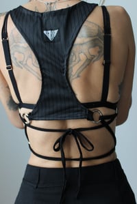 Image 1 of MALA top, grey striped