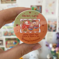 Image 1 of Ghibli Cats Stamp Washi